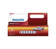 Philips Philips LR03P12W/10 - 12 ks Alkalická baterie AAA POWER ALKALINE 1,5V 1150mAh