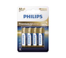 Philips Philips LR6M4B/10 - 4 ks Alkalická baterie AA PREMIUM ALKALINE 1,5V 3200mAh