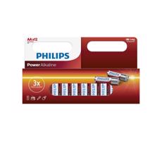 Philips Philips LR6P12W/10 - 12 ks Alkalická baterie AA POWER ALKALINE 1,5V 2600mAh