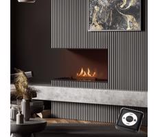 Planika Planika Senso Fireplace BEV- Vestavěný BIO krb 56,2x75 cm 2,5kW+dálkové ovládání