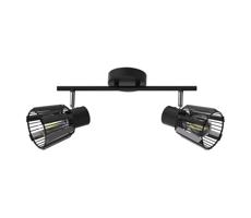 Prezent Prezent  - Bodové svítidlo PONTEO 2xE27/40W/230V černá