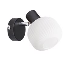 Prezent Prezent  - Nástěnné bodové svítidlo ARYA 1xE14/40W/230V černá/bílá