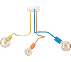 Přisazený lustr MATYLDA 3xE27/60W/230V pestrobarevná