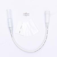 Prodlužovací kabel pro světelné hadice 0,25m, bílý, samčí, IP67