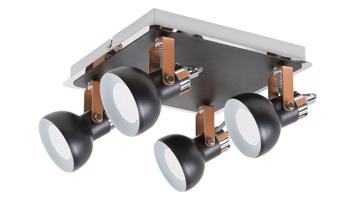 Rabalux bodové svítidlo Balzac GU10 4x MAX 35W matná černá 5612