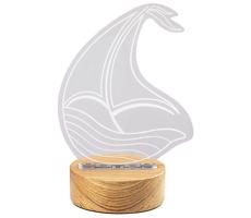 Rabalux Rabalux 76001 - LED Dětská stolní lampička AKALI LED/2W/5V 3000K loď buk