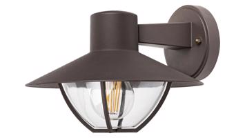 Rabalux venkovní nástěnné svítidlo Almada E27 1x MAX 10W hnědá IP44 7884