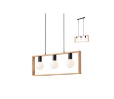 Redo Redo 01-1665 - Lustr na lanku TIMBER 3xE27/42W/230V
