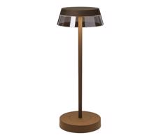 Redo Redo 90308 - LED Stmívatelná stolní lampa ILUNA LED/2,5W/5V 3000 mAh IP65 hnědá