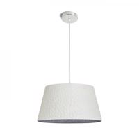 RENDL BUCKY 40 závěsná bílá/šedá kov 230V E27 28W R13360