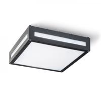 RENDL PLAKA stropní černá 230V E27 2x26W IP54 R10359