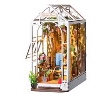 RoboTime 3D puzzle Zarážka na knihy Garden House dřevěná