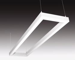 SEC Stropní nebo závěsné LED svítidlo s přímým osvětlením WEGA-FRAME2-DB-DIM-DALI, 32 W, bílá, 607 x 330 x 50 mm, 3000 K, 4260 lm 322-B-103-01-01-SP