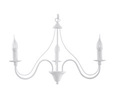 SL.0213 - Lustr na řetězu MINERWA 3 3xE14/40W/230V bílá