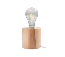 SL.0674 - Stolní lampa SALGADO 1xE27/60W/230V dřevo