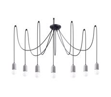 SL.1162 - Lustr na lanku NESO 7xE27/15W/230V pavouk beton