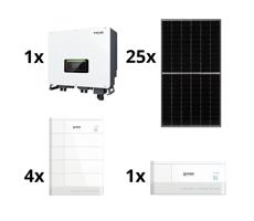 SOFAR SOLAR Solární sestava SOFAR Solar-10kWp RISEN+10kW hybridní měnič 3f+10,24 kWh baterie
