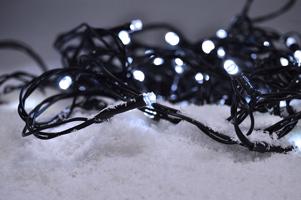 Solight 1V50-W vánoční řetěz 20 LED na baterie, 3m, bílý
