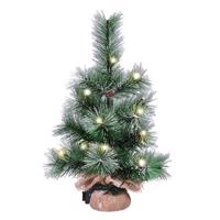 Solight vánoční stromek 45cm, 15LED, 3x AA, IP44 časovač Teplá bílá