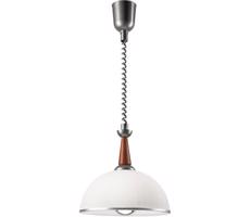 Stahovací lustr CHIARA 1xE27/60W/230V stříbrná/buk