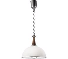 Stahovací lustr CHIARA 1xE27/60W/230V stříbrná/buk