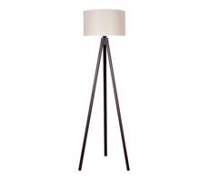 - Stojací lampa 1xE27/60W/230V pr. 44 cm krémová/wenge