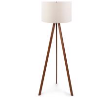 Stojací lampa AYD 1xE27/60W/230V béžová/hnědá