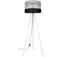 Stojací lampa CORAL 1xE27/60W/230V bílá/černá/šedá/zlatá