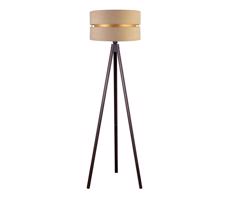- Stojací lampa DUO 1xE27/60W/230V pr. 44 cm béžová/wenge