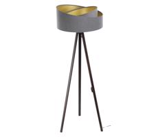 Stojací lampa GALAXY 1xE27/60W/230V šedá/wenge