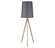 Stojací lampa WALZ 1xE27/25W/230V šedá/dřevo
