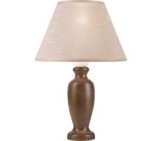 Stolní lampa AMFORA 1xE27/60W/230V tmavě hnědá/buk