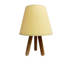 Stolní lampa WOOD 1xE27/60W/230V krémová