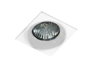 Stropní bodové podhledové svítidlo AZzardo Ivo Square white AZ1825 GU10 1x50W IP20 hranaté bílé