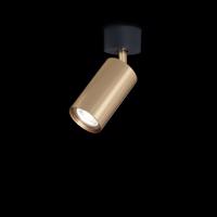 Stropní bodové svítidlo Ideal Lux Dynamite PL1 Ottone Satinato 244662 GU10 1x28W IP20 mosazné