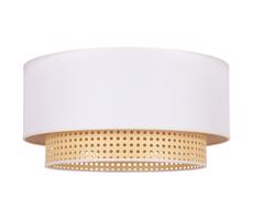 - Stropní svítidlo BOHO 3xE27/15W/230V pr. 60 cm krémová/ratan