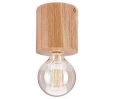Stropní svítidlo OAK 1xE27/60W/230V dub pr. 10,5 cm