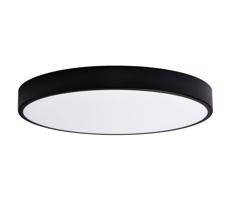 Stropní svítidlo se senzorem CLEO 6xE27/24W/230V pr. 80 cm černá