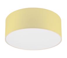 Stropní svítidlo SIRJA PASTEL 1xE27/60W/230V pr. 35 cm žlutá
