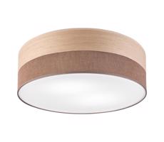 Stropní svítidlo SIRJA WOOD 2xE27/15W/230V pr. 45 cm hnědá/dub