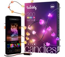Twinkly Twinkly TWKH200RGB-G - LED RGB Stmívatelný vánoční řetěz 200xLED 14 m USB Wi-Fi