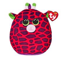 TY Squishy GILBERT ružová žirafa 22 cm