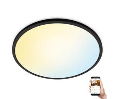 WiZ WiZ - LED Stmívatelné stropní svítidlo SUPERSLIM LED/22W/230V černá Wi-Fi
