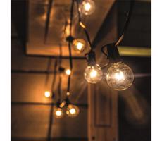 WO794 - LED Venkovní dekorační řetěz GIRLANDA 25xE12 20m IP44 teplá bílá