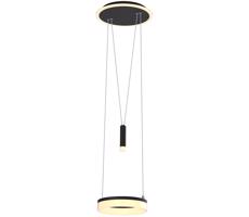 Wofi Wofi 6054-302 - LED Stmívatelný lustr na lanku JESSE LED/15,5W/230V černá