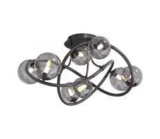 Wofi Wofi 9014-805 - LED Přisazený lustr NANCY 8xG9/3,5W/230V černá/chrom
