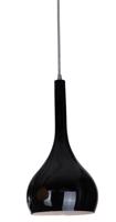 Závěsné svítidlo AZzardo Soul 1 black AZ0273 E27 1x60W IP20 18cm černé