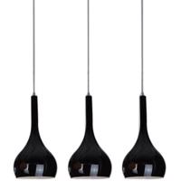 Závěsné svítidlo AZzardo Soul 3 black AZ0276 E27 3x40W IP20 70cm černé