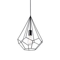 Závěsné svítidlo Ideal Lux Ampolla-3 SP1 nero 148175 černé 30cm