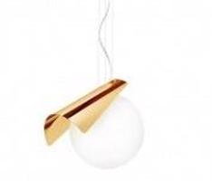 Závěsné svítidlo Ideal Lux Penombra SP1 ottone 176734 zlaté